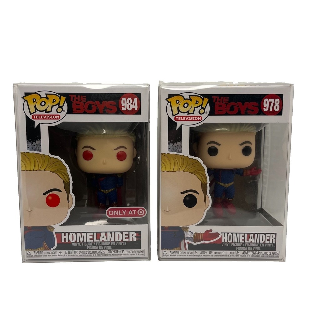 Funko Pop The Boys Homelander 984 Target Exclusive Red Eyes Homelander 978 Cases